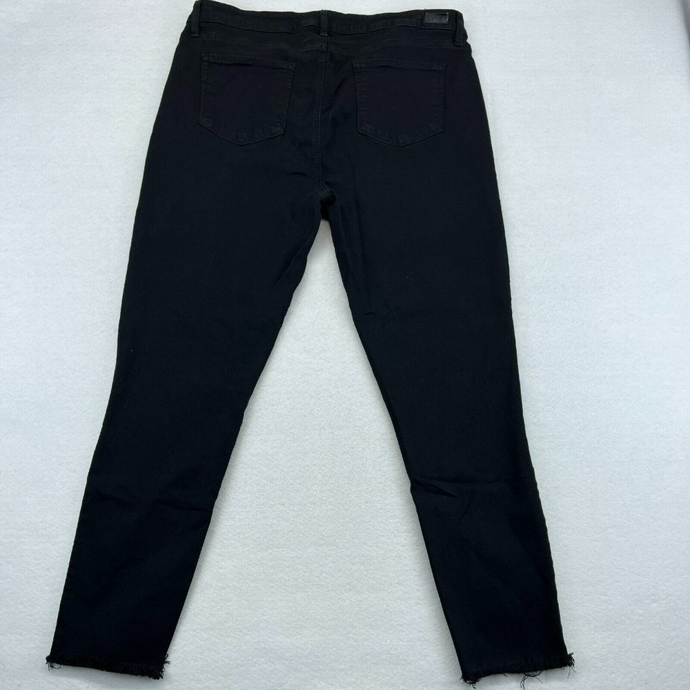 Paige Jeans Womens 34 Black Skinny HOXTON Ankle Stretch - Picture 10 of 11